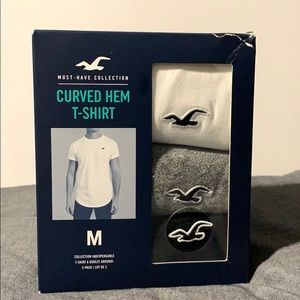 Hollister curved hen t-shirt size medium